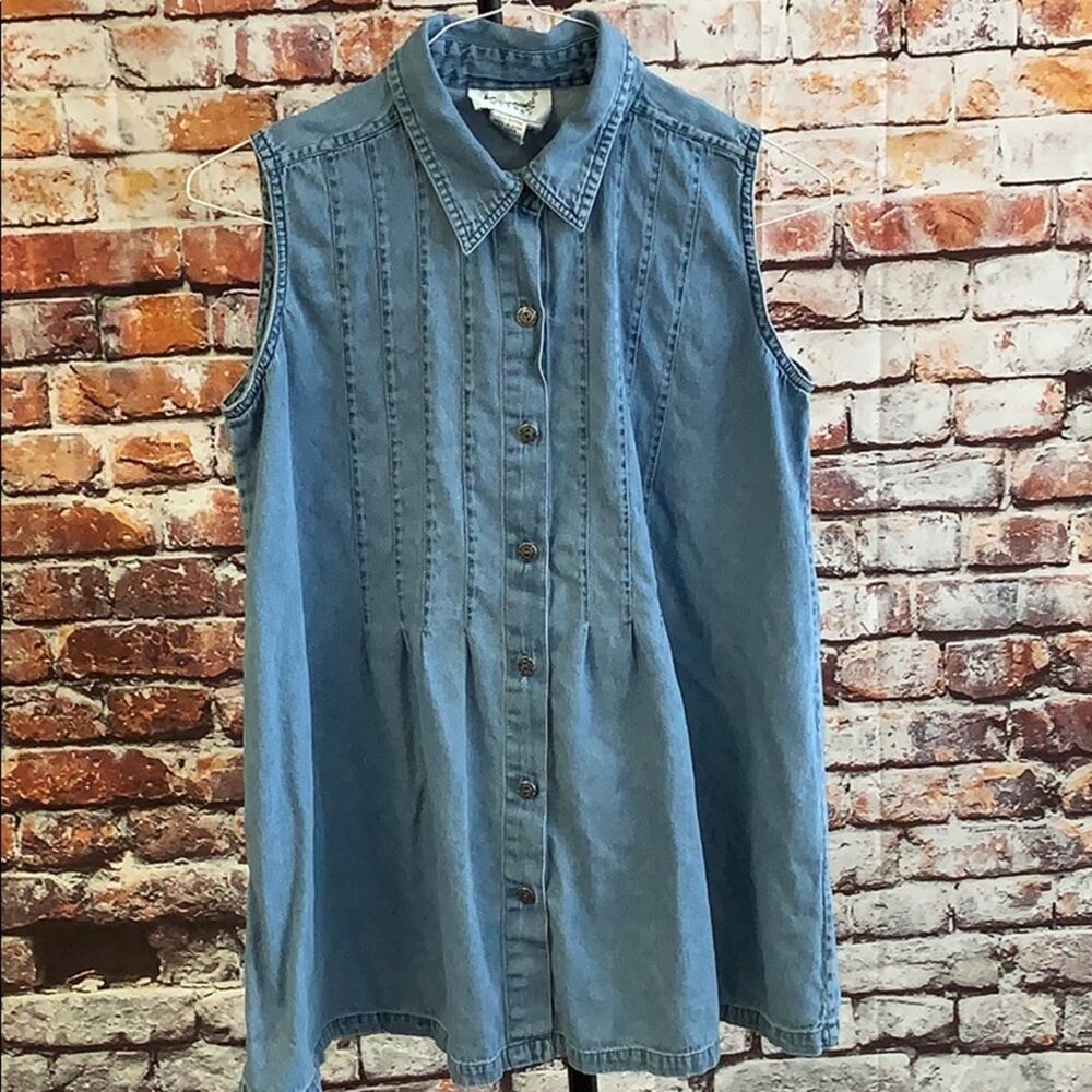 Tomorrow’s Mother maternity denim tank top